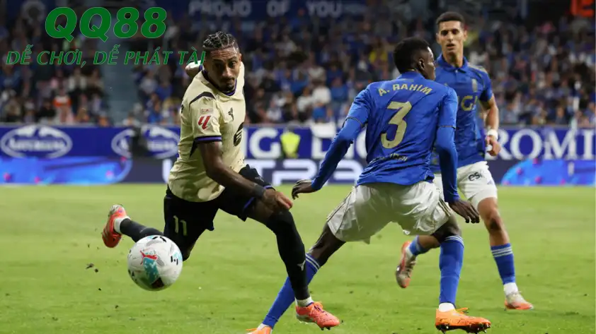 Barca quá vượt trội so với Oviedo. (Ảnh: Internet) Barca quá vượt trội so với Oviedo. (Ảnh: Internet)